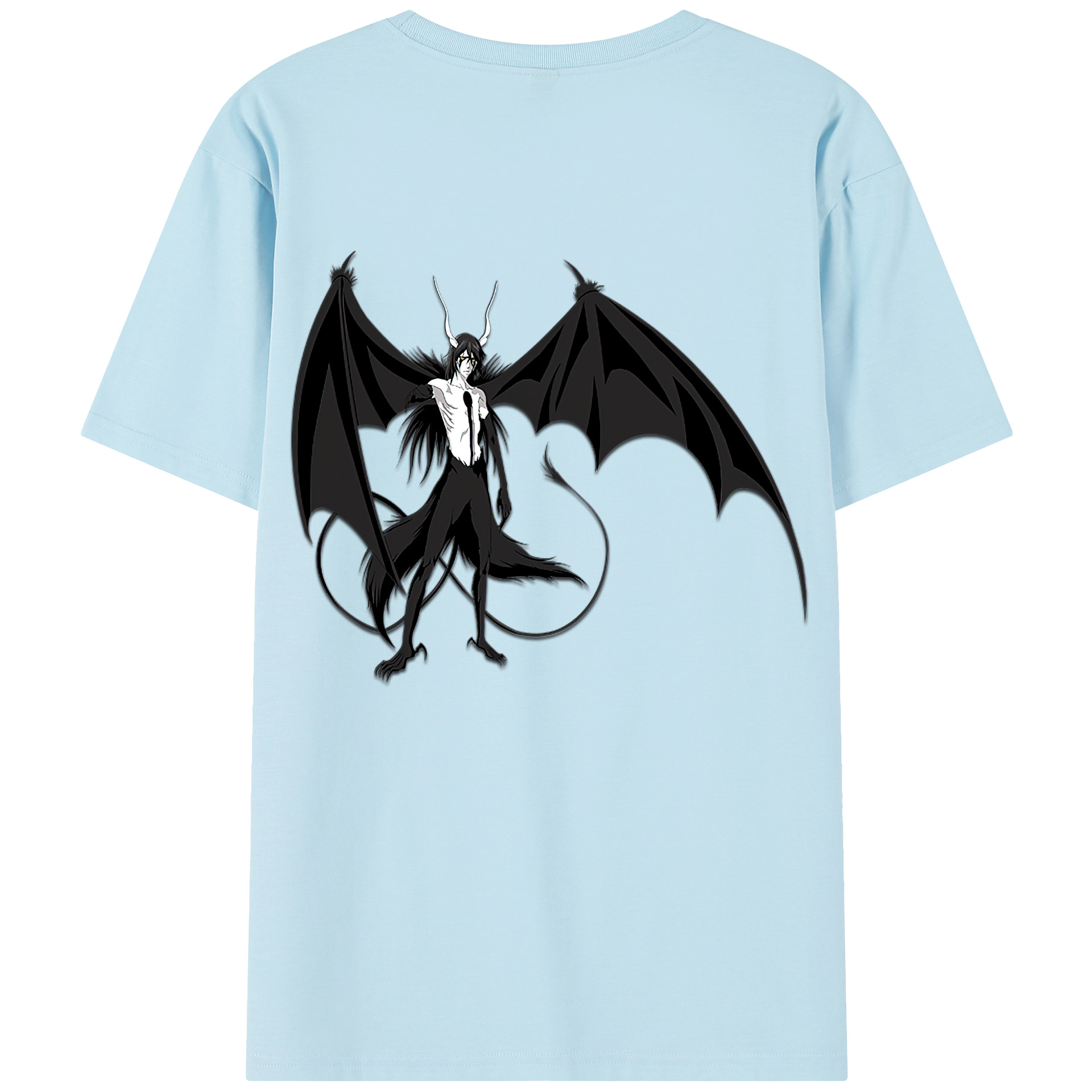 （画像用） ブリーチ ウルキオラ·シファー BLEACH Ulquiorra cifer 綿100％半袖Tシャツ（背面プリント）